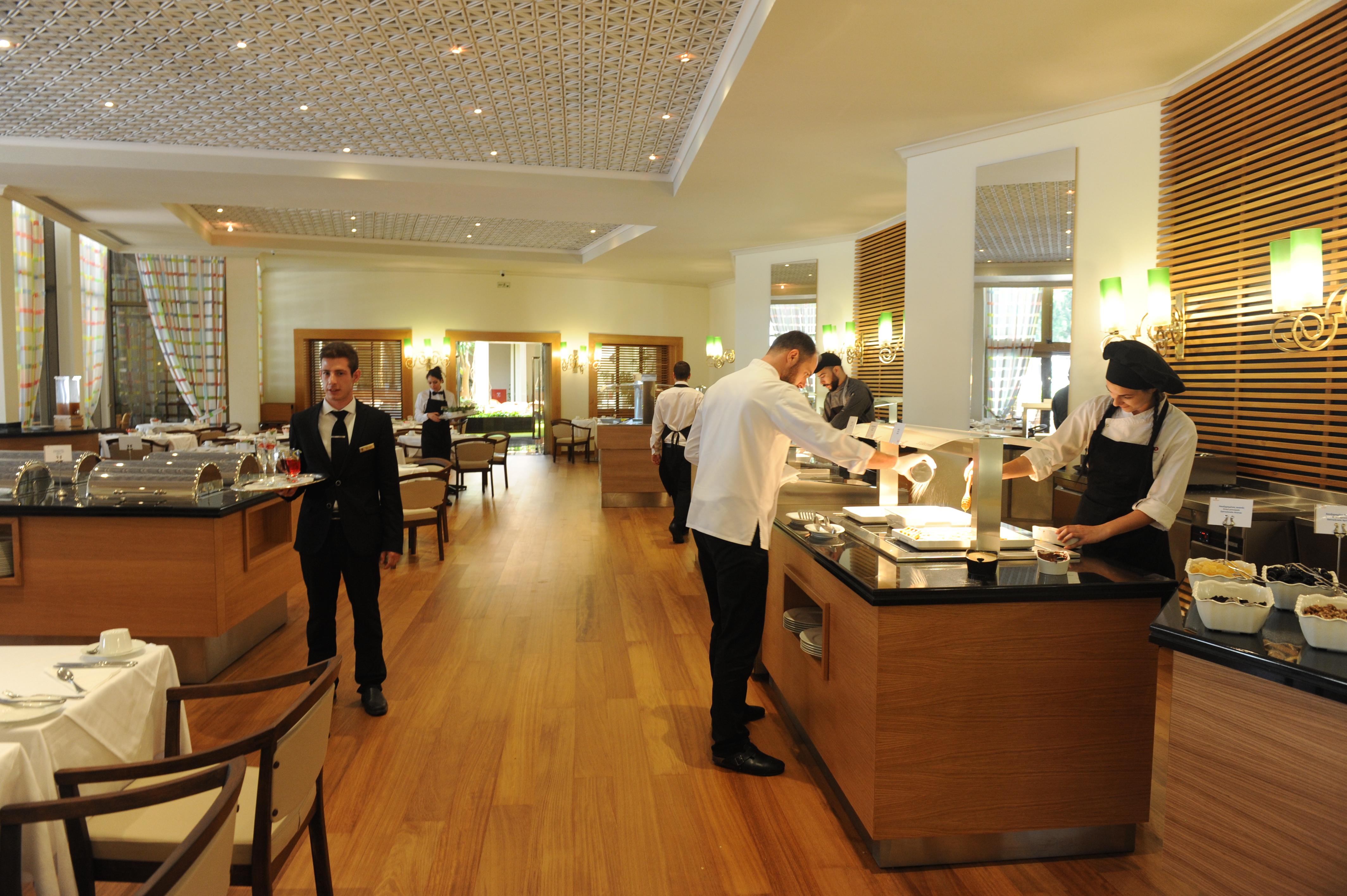 Rodos Palace Hotel Ixia  Esterno foto A buffet at a hotel