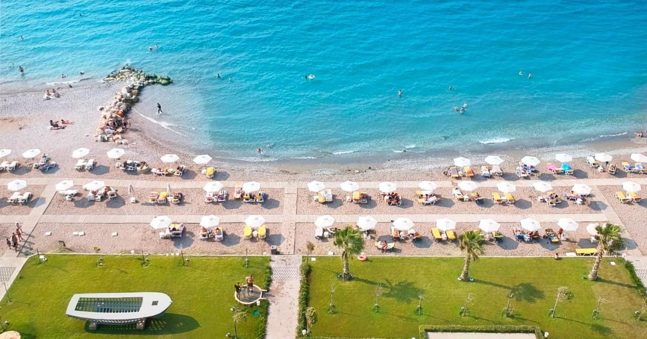 Rodos Palace Hotel Ixia  Esterno foto Aerial view of the beach