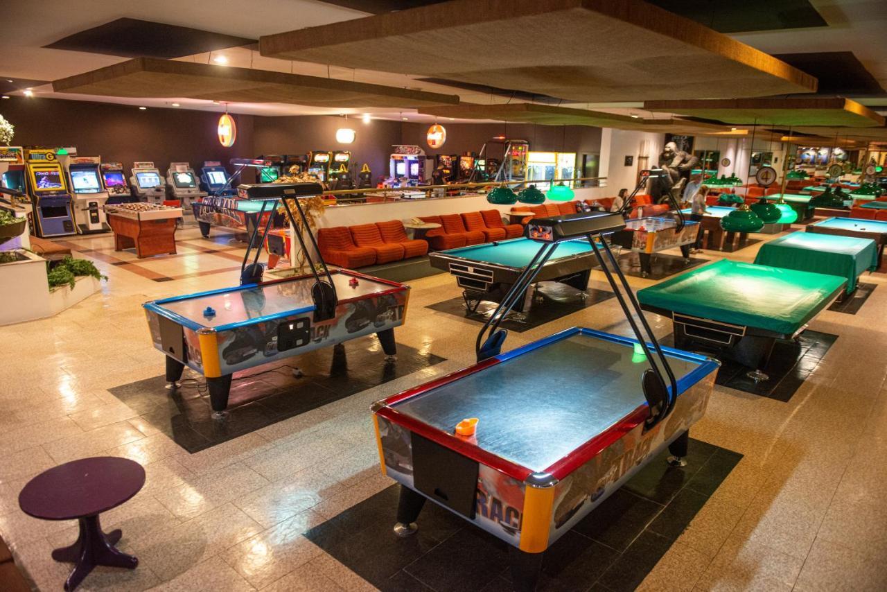 Rodos Palace Hotel Ixia  Esterno foto Air hockey tables in a game arcade